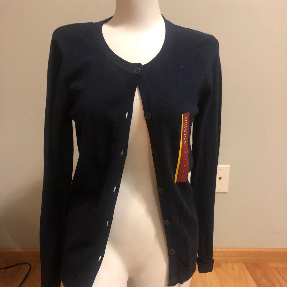 Merona navy blue cardigan